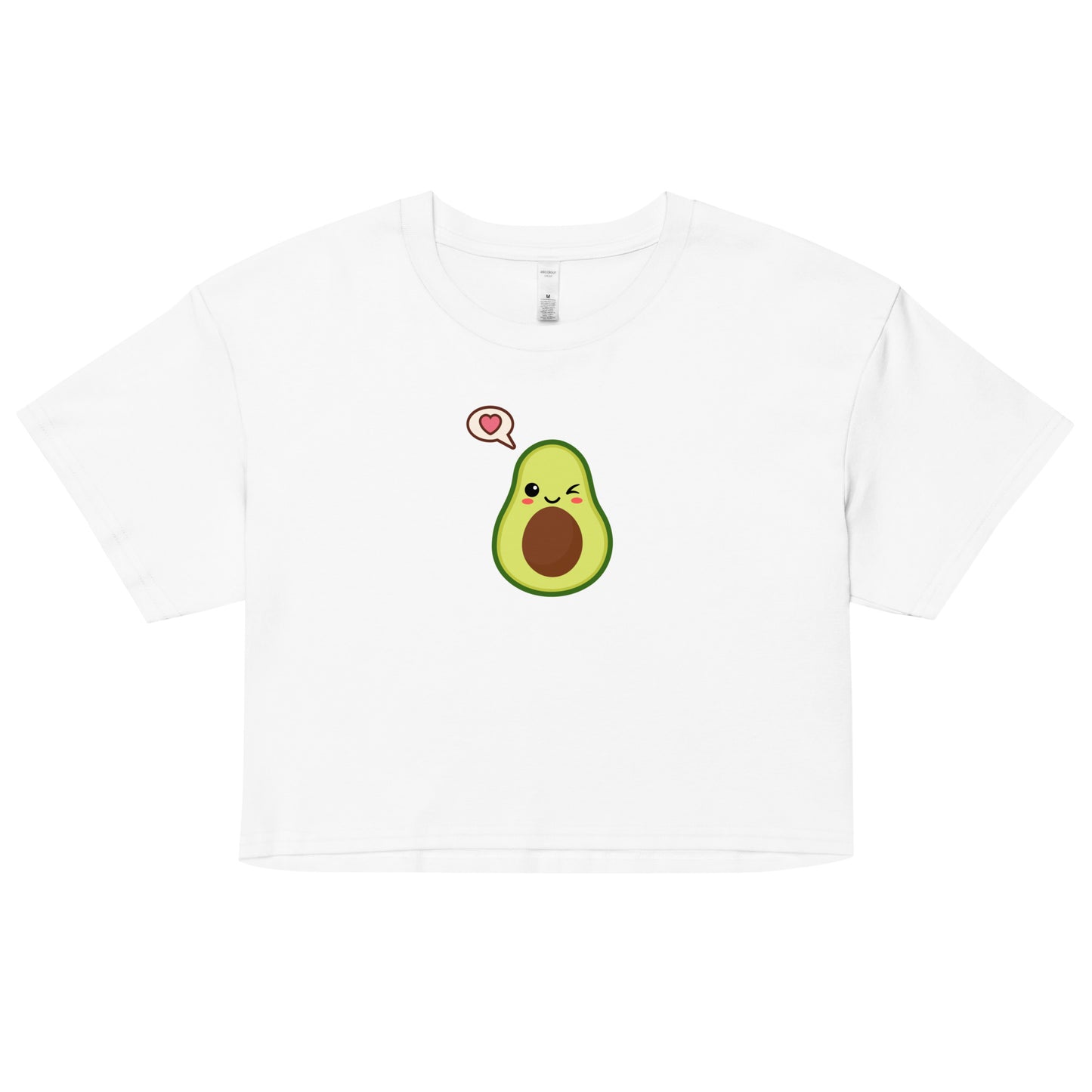 Avo Nice Day Women’s crop top, Fun Tee, Cute Tee, Funny Top