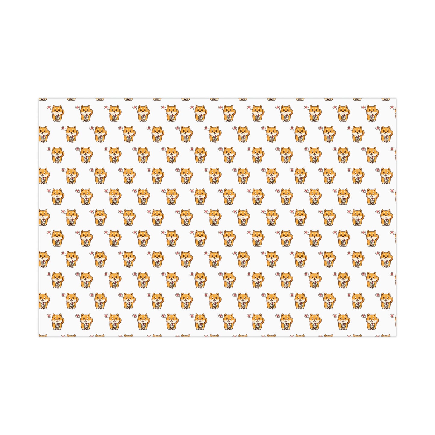 Cute Happy Puppy Gift Wrap Papers #0002